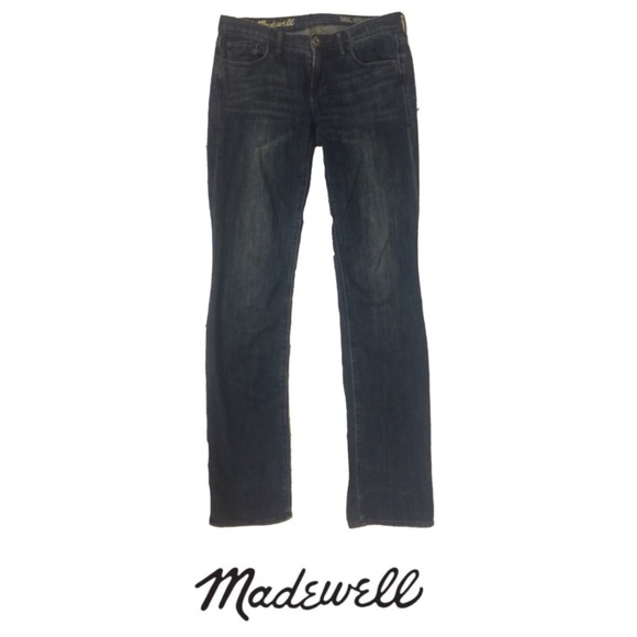 Madewell Rail Straight Denim Jeans 28/34 - Picture 2 of 6